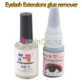 Pro False Black Eyelash Adhesive Extensions Glue Remover Makeup Set