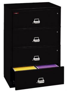 FireKing 4 3822 C 4 Drawer Lateral File Cabinet, 907 lbs, Furniture