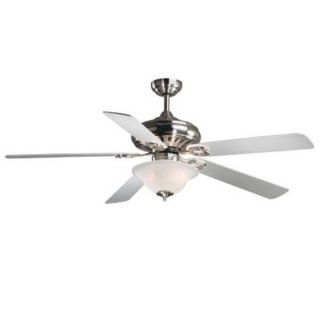NEW 60 inch Ceiling Fan with Light Kit, Nickel, Silver OR Black Blades