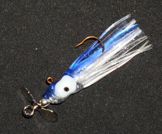 Blue Spin Propeller Ice Fishing Jigs Jigheads Crappie