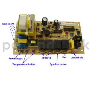  Control Board for Heat Surge Old Roll N Glow Electric Fireplace