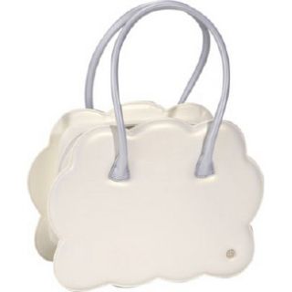 Handbags Bisadora White Pearlized Cloud Bag White 