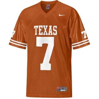  of Texas Longhorns Home 7 Tackle Twill Football Jersey