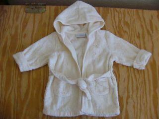 First Impressions Baby Infant Yellow Terry Hooded Bath Robe Duck Size