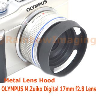 Lens Hood for Olympus M Zuiko Digital 17mm F2 8 Lens
