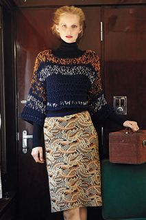 Anthropologie Abstract Forest Sweater Skirt Bysparrow M $148 Gorgeous