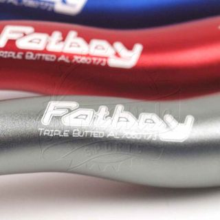 Funn Fatboy Mountain Bike Riser Handlebar 31 8 OS Red 15mm Rise 785mm