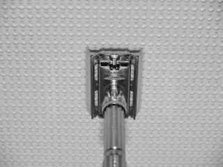 Vintage Gillette Slim Nickle Plated Adjustable Razor Set Dated 1963