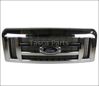  New Chrome Front Grille 2008 2012 Ford Econoline 9C2Z 8200 AA
