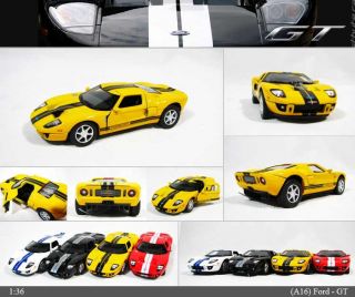 2006 Ford GT 1:36, 5 Color selection Diecast Mini Cars Toys Kinsmart