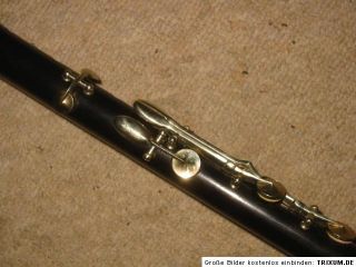 Very nice and old wooden flute, flauta Jos. Rauscher München