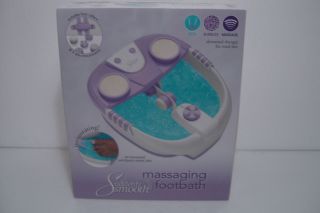 Deluxe Professional Foot Bath Spa Massager Bubbles Water Jets Heat