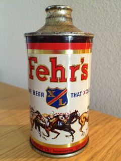  Fehr's Cone Top Beer Can