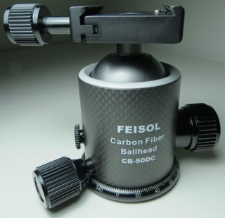 Feisol Ball Head CB 50DC Carbon Fiber with Release Plate QP 144750