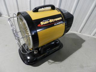  Sunstream 55 000 BTU 110V Oil Radiant Heater PT 55 Kerosene Forced Air