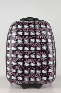 ship world wide hello kitty black signature abs luggage 2437