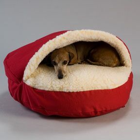 snoozer custom cozy cave pet bed small 25in d iameter