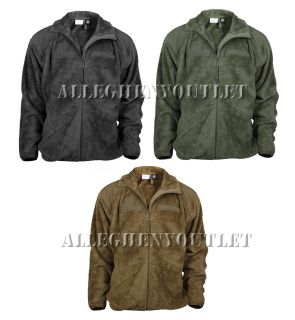 Military Gen III Level 3 ECWCS Polar Fleece Jacket Black Foliage Brown