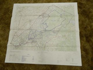 Vintage Map of Camp Drum Fort Drum NY 1 50 000 Original Must See