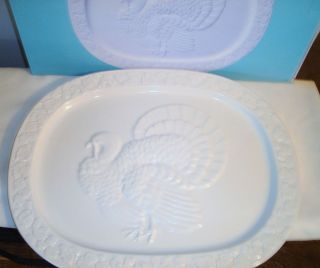 Martha Stewart Forest Grove Turkey Platter 18 New in Box