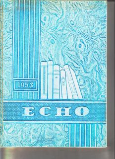 Forestville New York 1953 Echo High School Yearbook