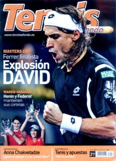 Tennis David Ferrer Roger Federer Masters Cup Mag 2007