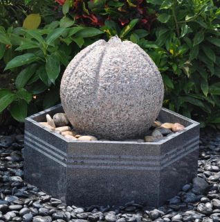 Indoor Outdoor Fountain Beautiful Granite Stone Great for Patios Comet
