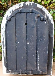 Antique Cast Iron Arch Top Heat Register Grate C1869