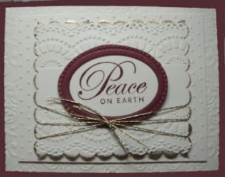  Up Christmas Card Kit 6 Cards 1 Sample 5 Kits Peace on Earth