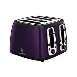 Russell Hobbs 18441 Purple Heritage 4 Slice Toaster