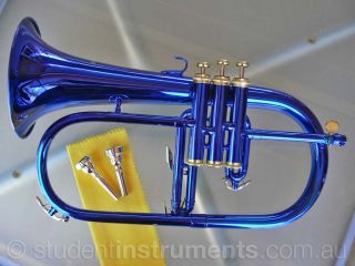 Sterling BB Blue Flugel Horn Quality Flugelhorn New