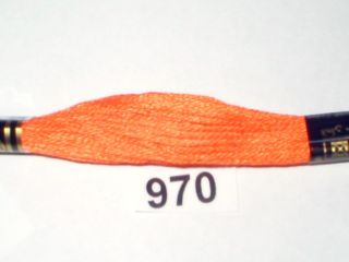 970 Light Pumpkin DMC Hand Embroidery Floss Thread 100 Cotton