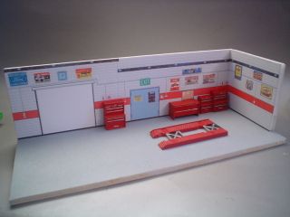 Foam Board Garage Diorama Display Kit 1 64th Scale Diecast Fun Dio