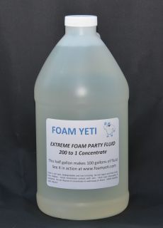 Half Gallon 200 to 1 Extreme Foam Fluid for Foam Party Machines