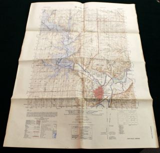  Army Map Service KC Corps Engineer 1964 Fort Riley Kansas