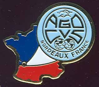France Football Soccer RARE Enamel Pin Ago CVS Bordeaux