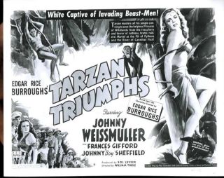 Tarzan Johnny Weissmueller Frances Gifford G5528