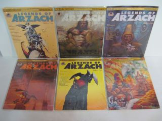 COMPLETE SET OF LEGENDS OF ARZACH GALLERY #1 6 FACTORY SEALED MOEBIUS