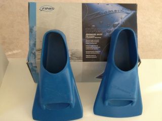 Finis Zoomers Blue Training Fins For Fitness Distance Training