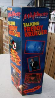 18 Talking Freddy Krueger Nightmare on Elm St DOLL MIB Working