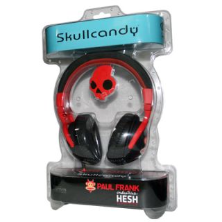 Skullcandy S6HEDZ 133 Hesh Paul Frank Over ear Headphones (Black/Red)