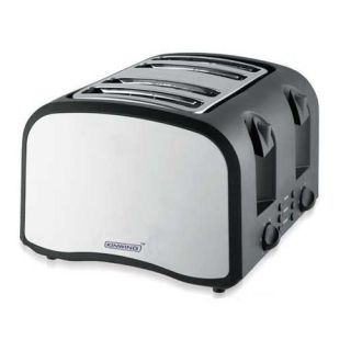 Slice Wide Slot Electric Toaster With Defrost Reheat Cord Storage