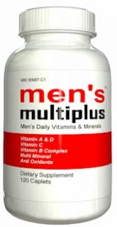 Mens Multivitamin Daily Vitamin Mineral Multi A B C D