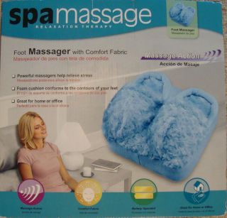 Spa Foot Massager Soft Micro Fabric Cushion Massage Relaxation Therapy
