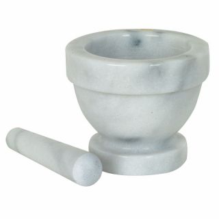 Bowl Style Hand Marble Spice and Herb Food Mixing Mixer Grinder