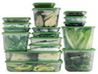 IKEA Pruta Food Saver Containers Set of 17 Clear Green BPA Free Lowest