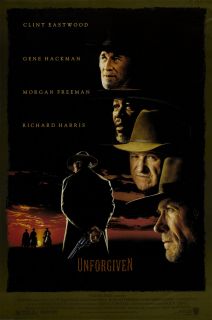 Unforgiven Movie Poster 1 Sided Original Rolled 27x40