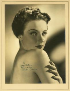 Patricia Morison Charming Gorgeous Vintage 1930s Oversize Exhibition