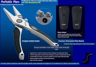 ProFish 7 5 Side Cut Pliers Stainless Steel Pliers with Hook