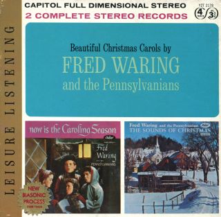 Fred Waring Beautiful Christmas Carols Stereo Twin Pack 3 3 4 IPS Reel